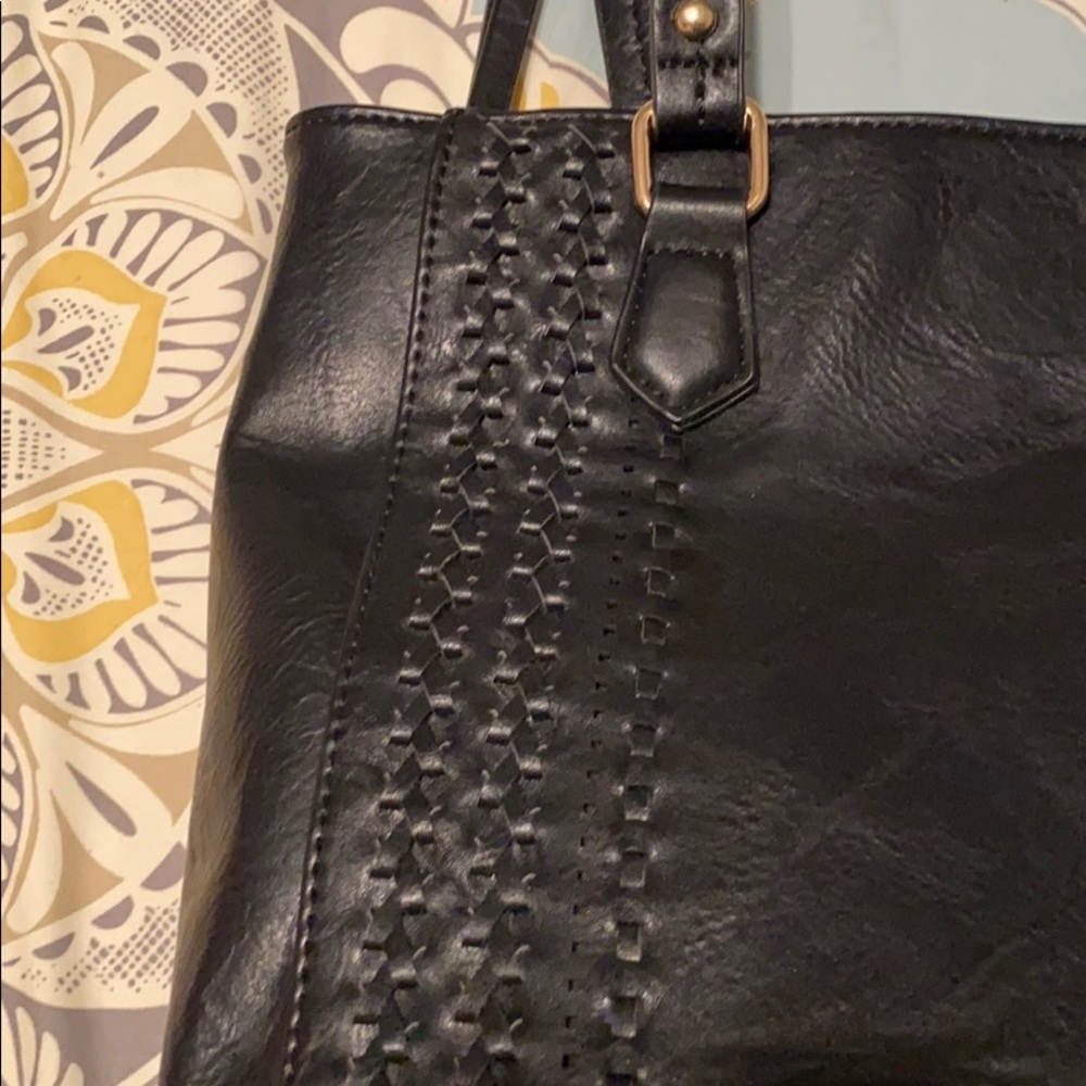 Madison West Vegan Leather Tote - Picture 7 of 9